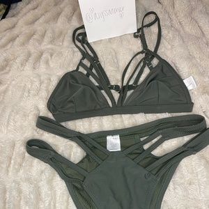 Olive Green Bikini